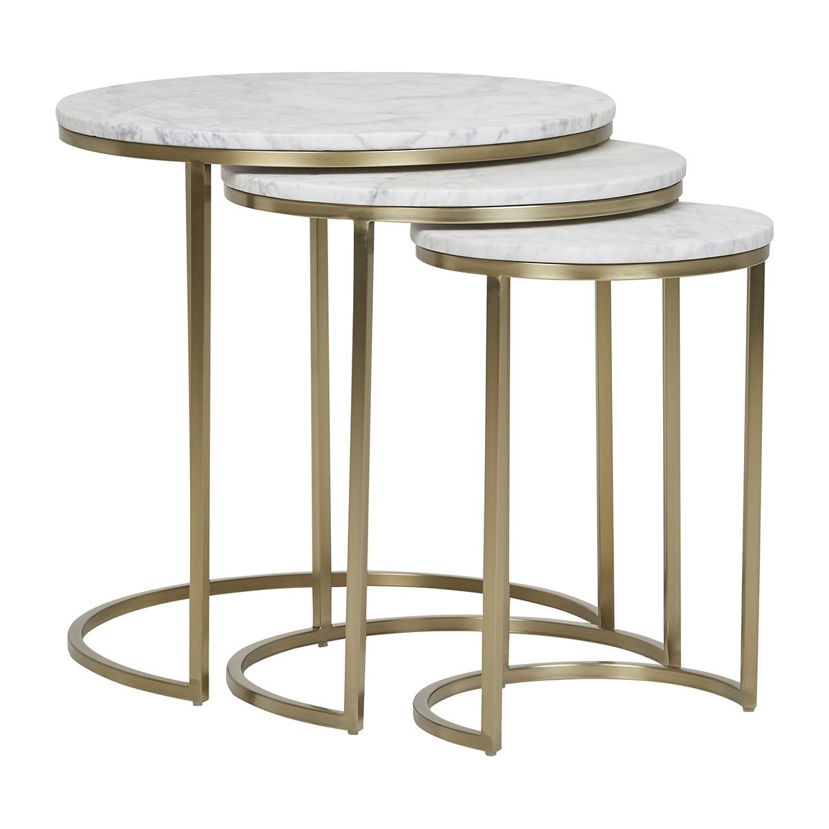 Marble Gold Set Of Three Side Table Gulati Overseas Handicraft Manufacturer Exporters